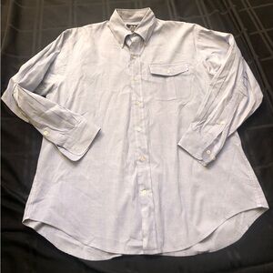 Willis & Geiger Outfitters Men’s Button Down Shirt – Blue Sz:16.5/33 Long Sleeve